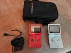 2x Nintendo Game Boy Advance SP, Spelcomputers en Games, Ophalen of Verzenden, Zo goed als nieuw, Game Boy Advance SP