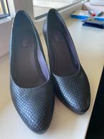Zwart slangenprint pump mt41, Ophalen of Verzenden, Zo goed als nieuw, Zwart