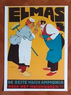 Affiche Elmas - Willy Sluiter, Ophalen, Rechthoekig Staand, Zo goed als nieuw, A1 t/m A3
