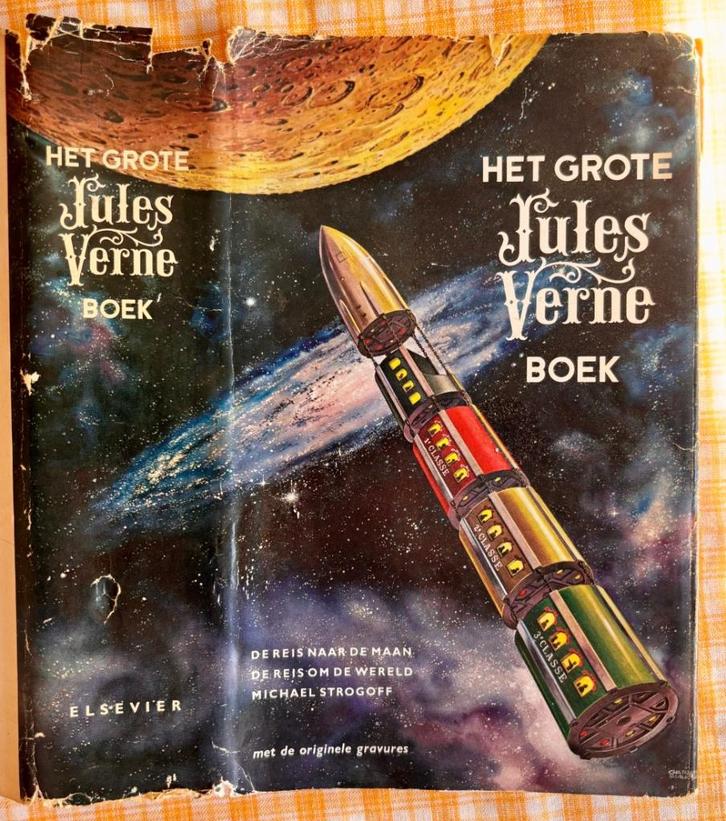 Het grote Jules Verne boek omnibus 1968 in nette staat, Boeken, Avontuur en Actie, Gelezen, Ophalen of Verzenden