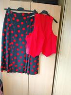 Nieuwe carnavalsrok met bijpassend gilet, Maat 38/40 (M), Carnaval, Ophalen of Verzenden, Kleding