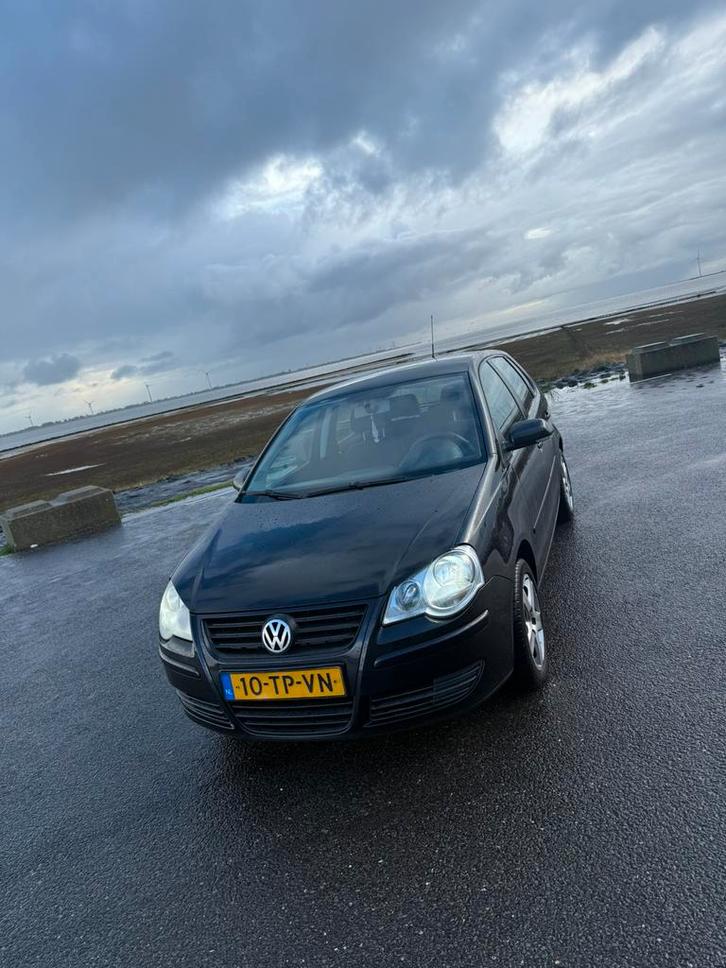 Volkswagen Polo 1.4 16V 59KW 2007 Zwart, Auto's, Volkswagen, Particulier, Benzine, D, Hatchback, Handgeschakeld, Origineel Nederlands