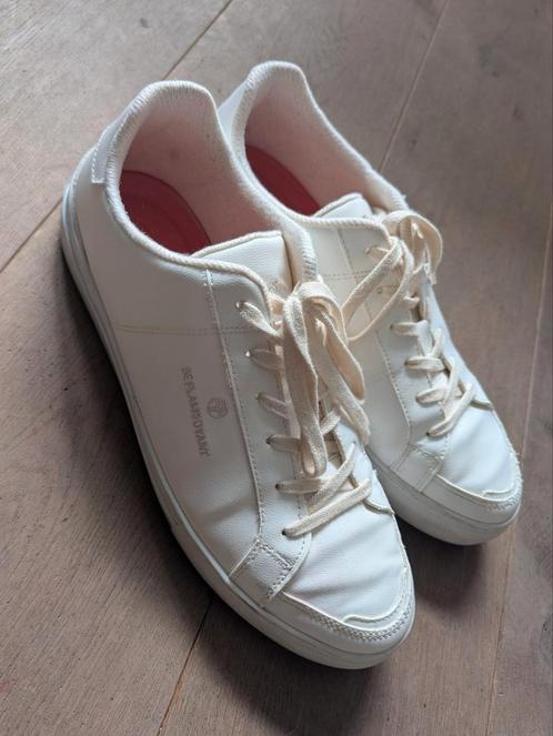 BeFlamboyant witte vegan sneakers heren - maat 46, Kleding | Heren, Schoenen, Zo goed als nieuw, Sneakers of Gympen, Wit, Ophalen of Verzenden