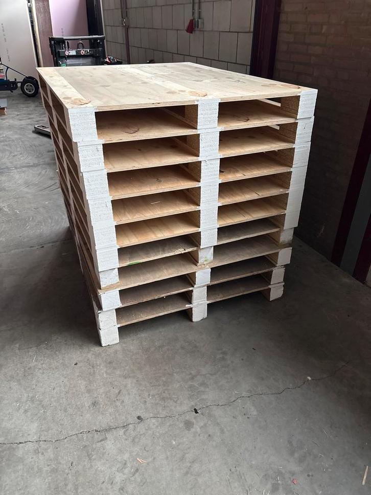 Stevige Pallets 120x160cm - 11 stuks, Doe-het-zelf en Verbouw, Hout en Planken, Zo goed als nieuw, Pallet, Overige houtsoorten
