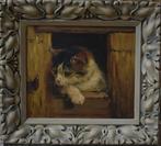 Schilderij poesje starend naar een vlinder Henriette Ronner., Antiek en Kunst, Kunst | Schilderijen | Klassiek, Verzenden
