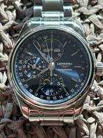 Longines mastercollection moonphase, Overige merken, Staal, Staal, Polshorloge