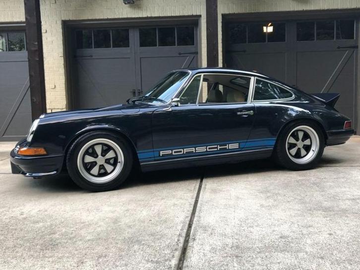Porsche logo striping sticker, Verzamelen, Stickers, Zo goed als nieuw, Auto of Motor, Ophalen of Verzenden