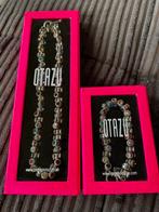 Otazu set classic barrel ketting en armband Swarovski, Ophalen of Verzenden, Zo goed als nieuw, Overige kleuren, Met kristal