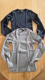 2 Gloednieuwe effen longsleeves, 146-152, Nieuw, Ophalen of Verzenden, Jongen, Shirt of Longsleeve