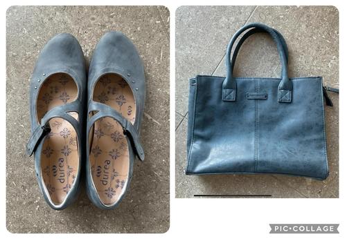 Durea damesschoenen 6,5 + Enrico Benetti Schoudertas (KWF), Kleding | Dames, Schoenen, Zo goed als nieuw, Blauw, Ophalen of Verzenden