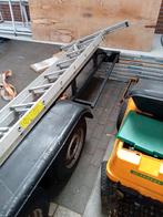 2x14 spots en brede voet, Doe-het-zelf en Verbouw, Ladders en Trappen, Ophalen, Gebruikt, 4 meter of meer