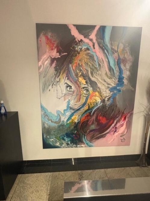 Schilderij Miriam Vleugels 160 x200 cm, Antiek en Kunst, Kunst | Schilderijen | Abstract, Ophalen