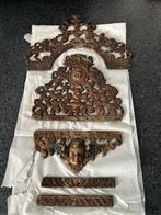 Antieke set stoelklok sier lood ., Antiek en Kunst, Ophalen