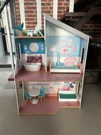 Popen huis / Barbie huis compleet, Zo goed als nieuw, Poppenhuispop, Ophalen