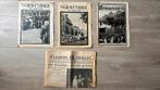 4 kranten uit 1934, 1935 en 1937 , Koninklijke Familie, Verzamelen, Tijdschriften, Kranten en Knipsels, Krant, Ophalen of Verzenden