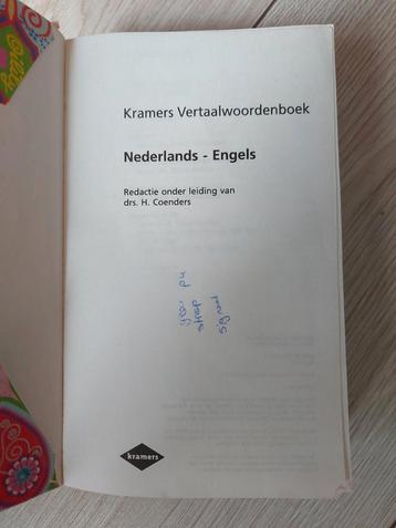 Nederlands-Engels woordenboek  beschikbaar voor biedingen
