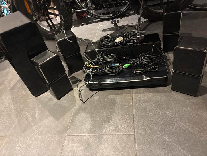 Philips HTS 9540/12 Home Cinema Systeem, Audio, Tv en Foto, Home Cinema-sets, Gebruikt, Blu-ray-speler, 5.1-systeem, 70 watt of meer