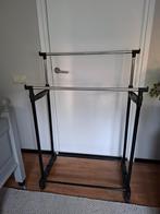 Kledingrek op wieltjes.B85,D42,H94 laag/187hoog., Ophalen, Zo goed als nieuw