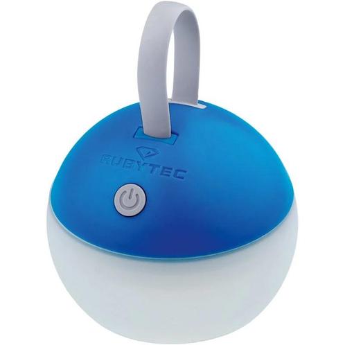 RUBYTEC BULB USB LANTERN BLAUW, Caravans en Kamperen, Kampeeraccessoires, Nieuw, Ophalen of Verzenden