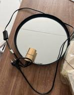 Spiegel met lamp (GEEN LAMPJE INBEGREPEN), Ophalen, Minder dan 50 cm, Zo goed als nieuw, Minder dan 100 cm