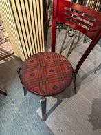 Partijen stoelen, Huis en Inrichting, Ophalen, Gebruikt, Bruin, Stof