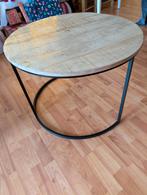 Mangohouten salontafel, Ophalen, 100 tot 150 cm, 50 tot 100 cm, Zo goed als nieuw