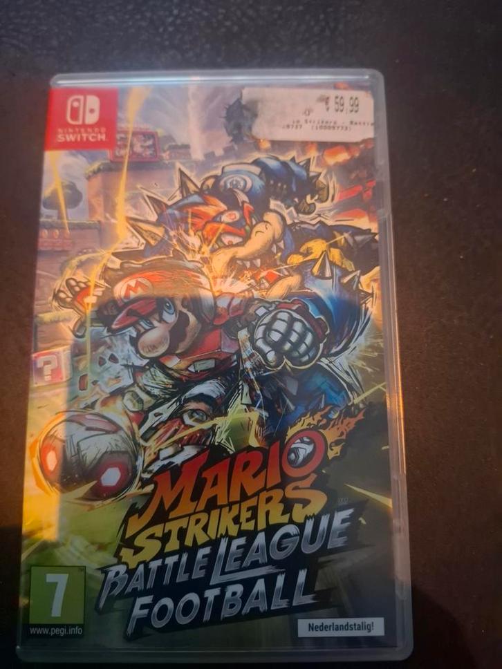 Mario Strikers Battle League Football - Nintendo Switch, Spelcomputers en Games, Games | Nintendo Switch, Zo goed als nieuw, Sport