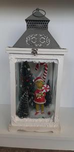 kerst lantaarn, Huis en Inrichting, Woonaccessoires | Kandelaars en Kaarsen, Ophalen, Zo goed als nieuw, Hout