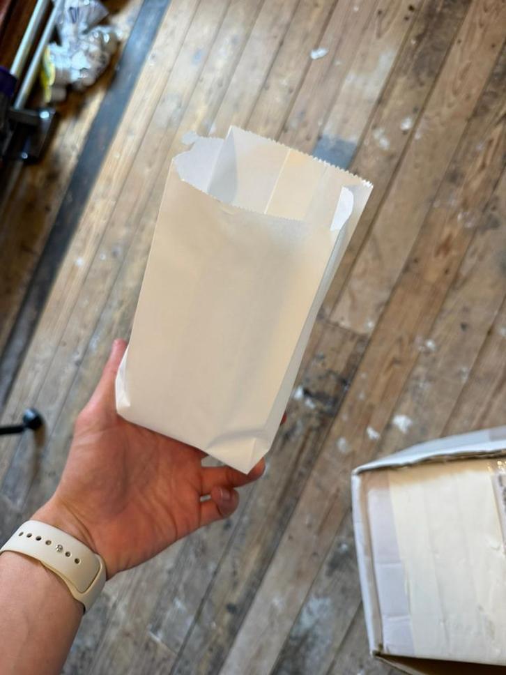 Doos papieren pondzakken wit 10 kg, Diversen, Levensmiddelen, Ophalen of Verzenden