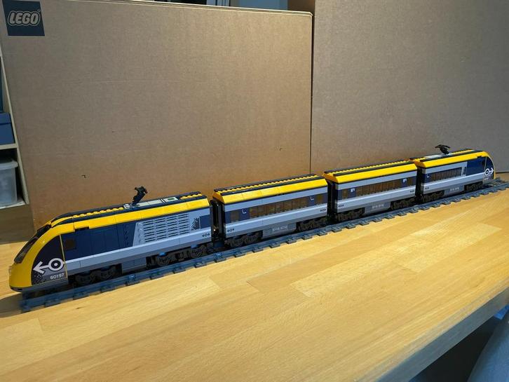LEGO MOC kopwagon voor blauw-gele passagierstrein 60197, Kinderen en Baby's, Speelgoed | Duplo en Lego, Nieuw, Lego, Complete set
