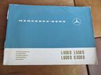 instructieboek Mercedes L 408D, L 508D, L 608D, O 309D 1969, Ophalen of Verzenden