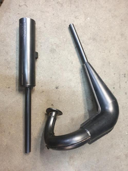 Proma origineel uitlaatbocht met demper minarelli p4/p6, Fietsen en Brommers, Brommeronderdelen | Oldtimers, Nieuw, Overige merken