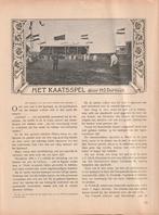 kaatssport oud artikel, Verzamelen, Foto's en Prenten, Ophalen of Verzenden, Voor 1940, Gebruikt