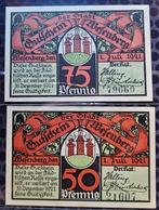 wesenberg 50+75 pfennig notgeld lot, Postzegels en Munten, Setje, Duitsland, Verzenden
