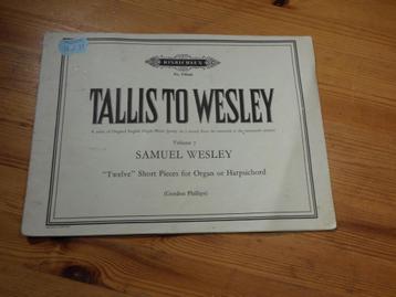 Samuel Wesley - Tallis to Wesley Vol. 7 beschikbaar voor biedingen