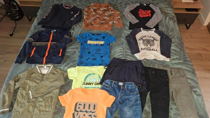 Jongens kleding pakket 110/116, Kinderen en Baby's, Kinderkleding | Kinder-kledingpakketten, Gebruikt, Maat 110, Ophalen of Verzenden