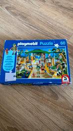 Playmobil puzzel dierentuin 60 stuks, 4 tot 6 jaar, Gebruikt, Meer dan 50 stukjes, Ophalen of Verzenden
