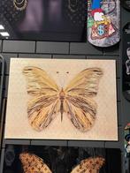 Gouden vlinder LV plexiglas scilderij, Antiek en Kunst, Kunst | Schilderijen | Modern, Ophalen of Verzenden