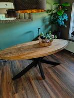 Ovale Eettafel 180cm, Huis en Inrichting, Ophalen, 50 tot 100 cm, Zo goed als nieuw, 150 tot 200 cm
