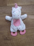 ZD Trading wit-roze zacht pluche knuffel eenhoorn paard, Ophalen of Verzenden, Nieuw, Paard