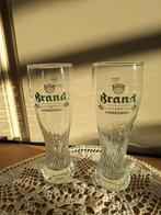 2 gedraaide Brand bierglazen, Ophalen of Verzenden