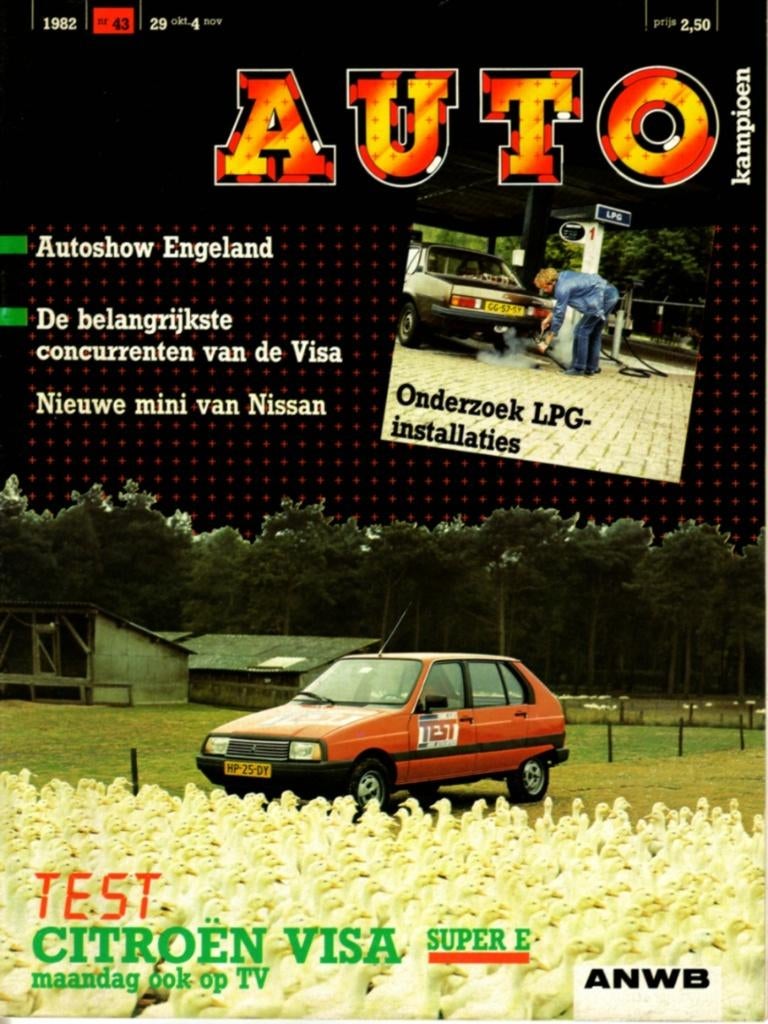 Autokampioen test Citroen Visa Super E Oktober 1982, Ophalen of Verzenden, Gelezen, Citroën
