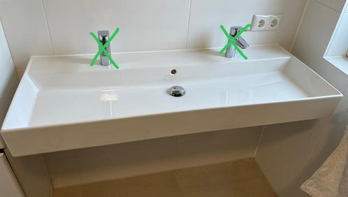 Wastafel 120 cm (DEMO) - NIEUW, Doe-het-zelf en Verbouw, Sanitair, Nieuw, Wastafel, Ophalen