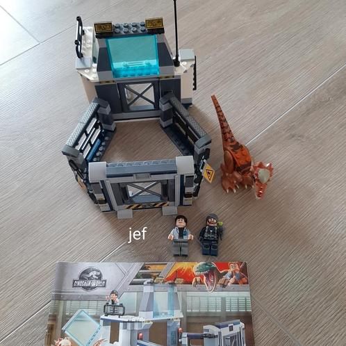 Lepin Jurassic World Stygimoloch Breakout, Kinderen en Baby's, Speelgoed | Bouwstenen, Zo goed als nieuw, Overige merken, Ophalen of Verzenden