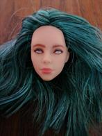 Billie Eilish barbie poppen hoofdje, Fashion Doll, Gebruikt, Ophalen of Verzenden