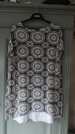 Didi tricot jurkje, maat M, grijs/creme/zand, Maat 38/40 (M), Verzenden, Didi, Zo goed als nieuw