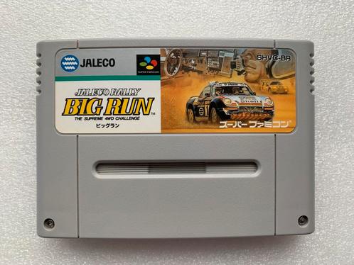 Nintendo Super Famicom Jaleco Big Run Rally JAPAN SNES, Spelcomputers en Games, Games | Nintendo Super NES, Gebruikt, Racen en Vliegen