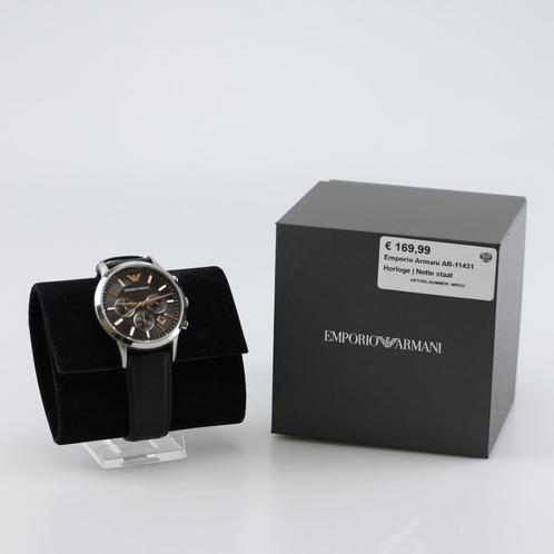 Emporio Armani AR-11431 Horloge | Nette staat, Sieraden, Tassen en Uiterlijk, Horloges | Heren, Zo goed als nieuw