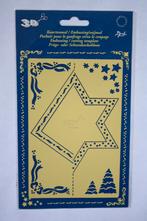 Marianne D 3D Kaart/Embos/Snijmal zevenhoek KM3333, Ophalen of Verzenden, Nieuw, Kerst, Pons of Mal