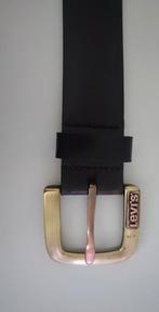 Levi's Riem 105cm Donkerbruin Leer, 95 tot 105 cm, Bruin, Echt leder, Ophalen of Verzenden